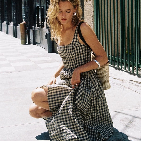 *EUC* Princess Polly - Checkered Maxi Dress - size 4 - Picture 2 of 7